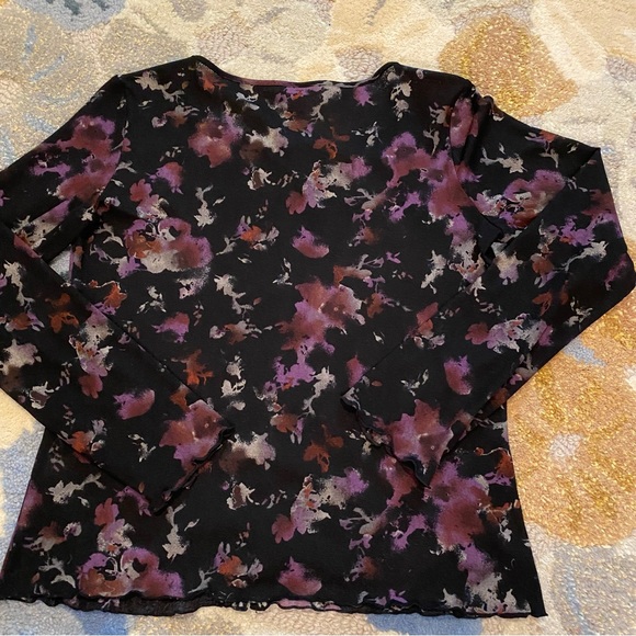 J.Jill Velvet Placket Knit Cardigan - Picture 6 of 7